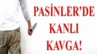 Erzurum Pasinler'de kanlı kavga!