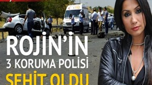 Rojin'in koruma polisleri trafik kazasında şehit oldu