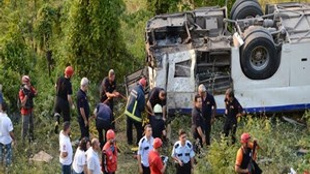 Uludağ'da korkunç trafik kazası!..