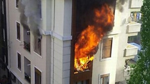 İstanbul Maltepe'de korkunç yangın!..