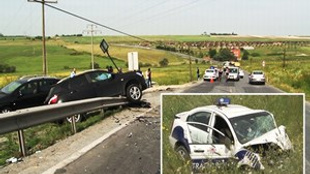 Trafik kazasında bir polis şehit oldu!