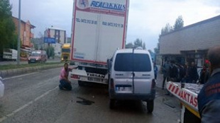 Erzurum'da acı trafik kazası!..