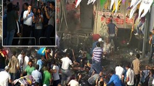 HDP'nin Diyarbakır mitinginde patlama!