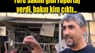 Yöre sakini gibi röportaj verdi, YPG'li çıktı!..