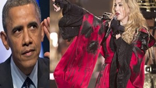 Madonna Obama'ya sitem etti!