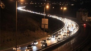 İstanbul’da trafik yoğunluğu