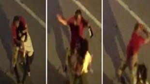 Yolda yürüyen kadına saldırıp taciz