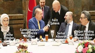 Medya patronları Erdoğan'ın iftar davetinde