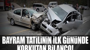 Bayram tatilinin ilk gününde trafik kazaları can aldı