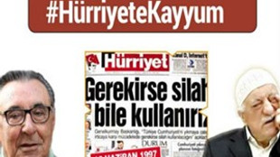 Türkiye Gazetesi ve TGRT Haber'den 'Hürriyet'e Kayyum' kampanyası