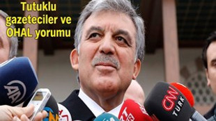 Abdullah Gül: "Polemiğe girmek istemiyorum"