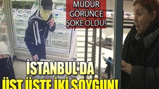 İstanbul'da gece yarısı üst üste iki soygun