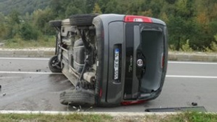 Sinop'ta trafik kazası: 1 yaralı