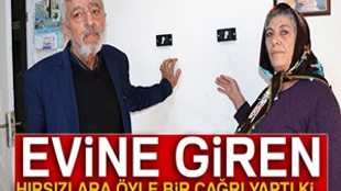 Hırsıza seslendi, televizyonunu geri istiyor!