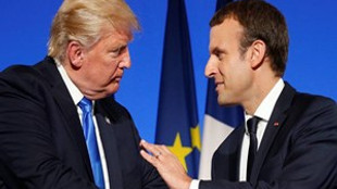 Trump'tan Macron'a ağır eleştiriler