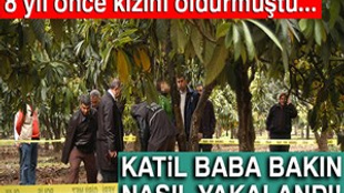 Kızını 8 yıl önce öldürdü, trafik kazası yapınca yakalandı