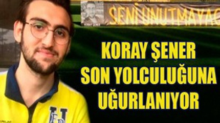 Fenerbahçe taraftarı Koray Şener için Ülker Stadı’nda tören