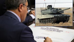 Altay tankı için imzalar atıldı