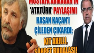 Mustafa Armağan'ın 'Atatürk' paylaşımı Hasan Kaçan'ı çileden çıkardı