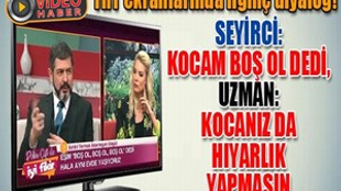 TRT ekranında şok eden diyalog