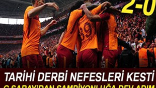 Galatasaray'dan şampiyonluğa dev adım!