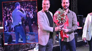 Yusuf Güney, Van Erciş'te konser verdi