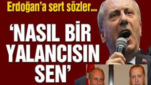 Muharrem İnce sert çıktı: "Nasıl bir yalancı ki bu Erdoğan..."