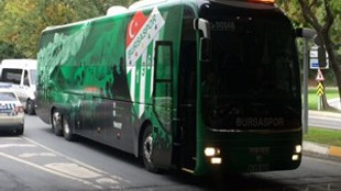 Bursaspor'un otobüsüne haciz