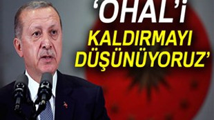 Cumhurbaşkanı Erdoğan'dan OHAL açıklaması!
