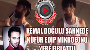 Kemal Doğulu sahnede küfür edip mikrofonu yere fırlattı!