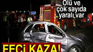 Sakarya’da feci kaza: 1 ölü, 8 yaralı