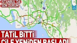 İstanbul'da trafik yoğunluğu arttı!..