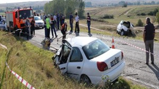 Kırklareli-Edirne yolunda feci kaza!