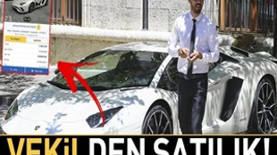 Vekilden satılık Lamborghini