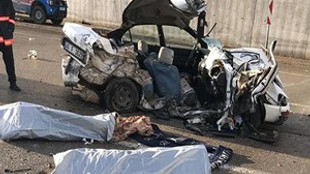 Malatya'da feci kaza: 2 ölü, 3 ağır yaralı