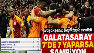 Galatasaray'ın şampiyonluk parolası hazır