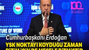 Cumhurbaşkanı Erdoğan:"Sonuna kadar bu mücadeleyi vereceğiz"