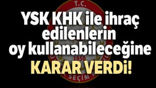 YSK'dan flaş İstanbul kararı