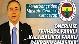 Fenerbahçe'den Mustafa Cengiz'e cevap
