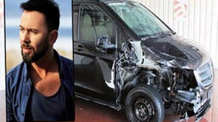 Şarkıcı Berksan Siliviri'de trafik kazası geçirdi!