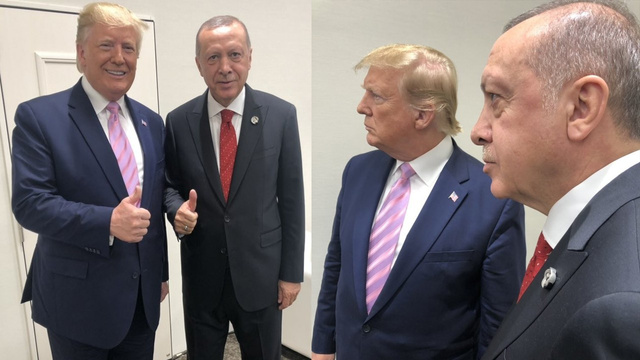 Erdoğan ve Trump'tan G20'de samimi poz