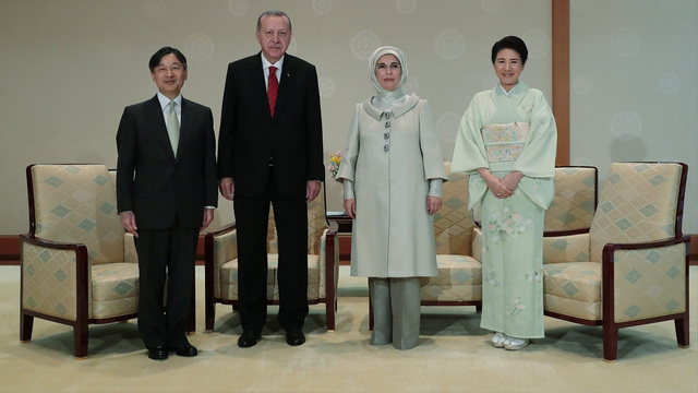 Cumhurbaşkanı Erdoğan, Japonya İmparatoru Naruhito ile görüştü