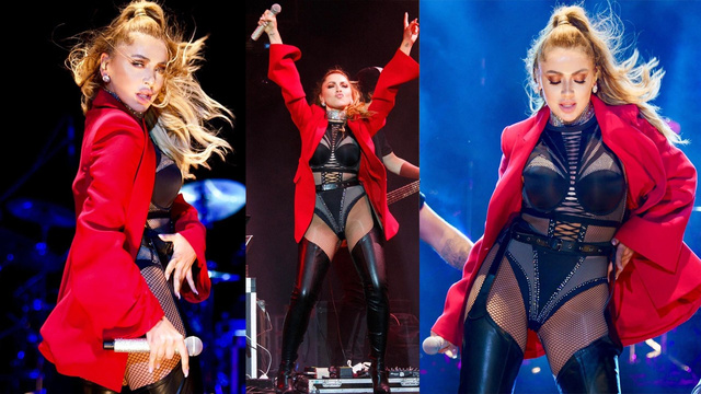 Hadise güzelliği ve şarkılarıyla Kıbrıs'ı salladı