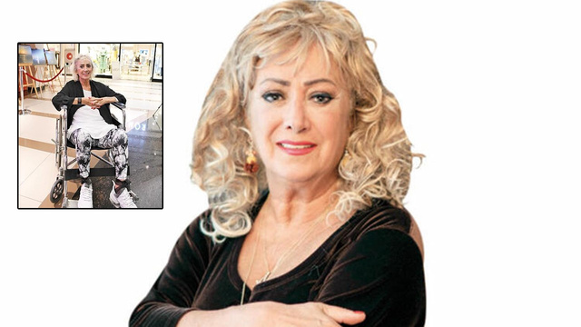 Mehtap Ar tekerlekli sandalyede görüntülendi