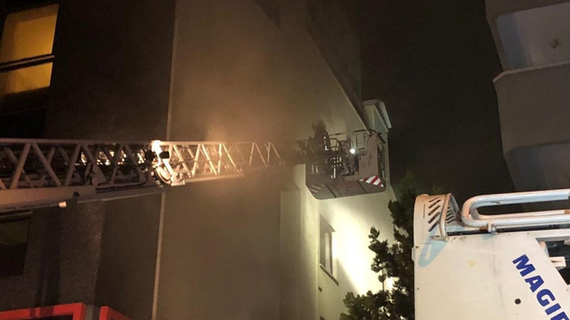 Ankara'da korkunç otel yangını!