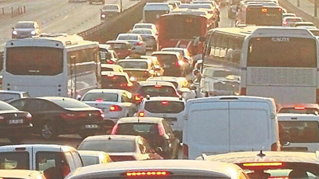 İstanbul'da yol durumu ve trafik yoğunluk haritası