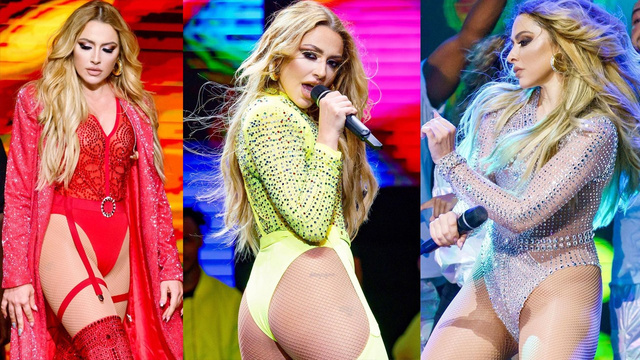 Harbiye Açıkhava Sahnesi’nde Hadise rüzgarı esti!
