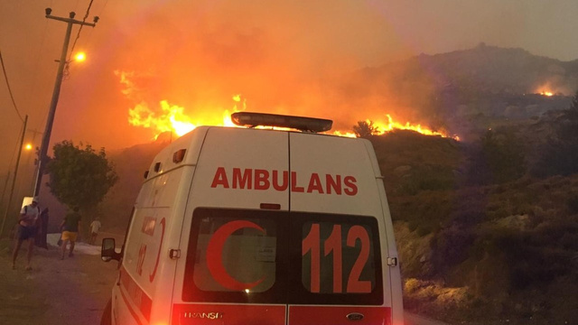 Marmara Adası'nda 80 hektar alan kül oldu!