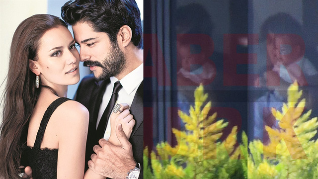 Fahriye Evcen ve Burak Özçivit çifti oğullarıyla görüntülendi