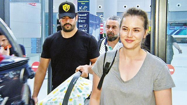 Fahriye Evcen ve Burak Özçivit'in 'Karan' paniği